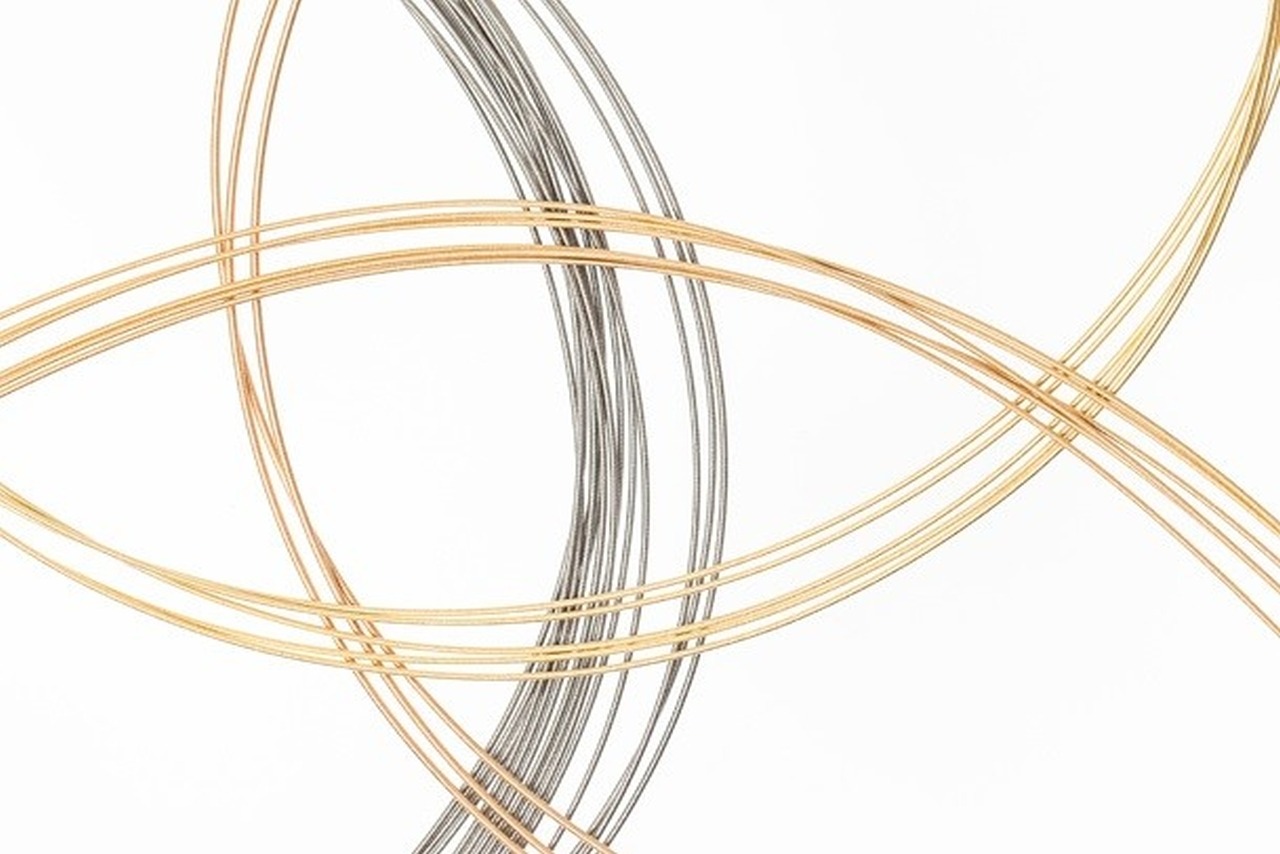 Spiral colliers (Line) 0.6-1.0mm, multi-rows, bi or tricolour